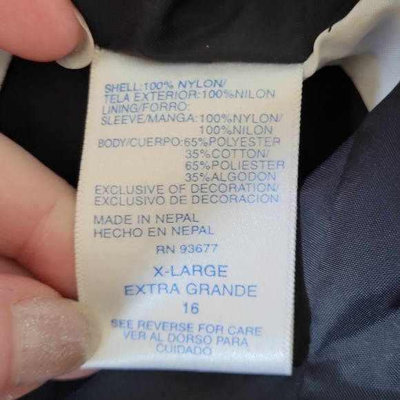 USA OLYMPICS Vintage Cinched Waist Full Zip Windbreaker Womens XL (16) JC PENNEY - Picture 8 of 16